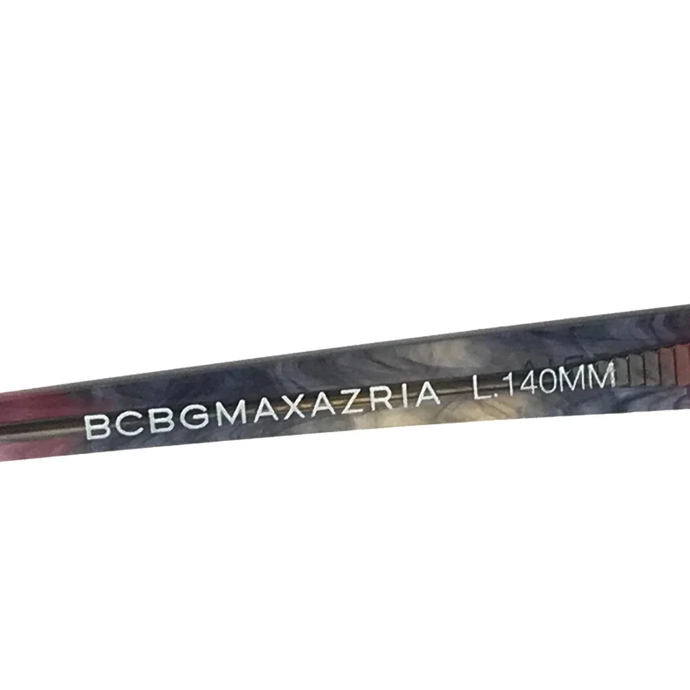 BCBGMAXAZRIA Eyeglasses Frames SERISSA BLACK WINE MULTI Cat Eye 53-17-140